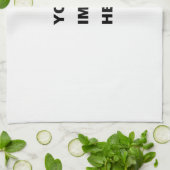 Zazzleあなた自身のプロダクトを作成して下さい キッチンタオル (折り畳み)