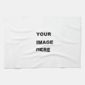 Zazzleあなた自身のプロダクトを作成して下さい キッチンタオル (横)