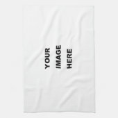 Zazzleあなた自身のプロダクトを作成して下さい キッチンタオル (縦)