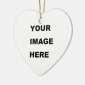 Zazzleあなた自身のプロダクトを作成して下さい セラミックオーナメント (左)