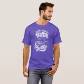 Zazzleでより良く & 一緒に Tシャツ (正面フル)