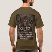 Zazzleで最も人気のある〔占星術の〕十二宮図サインTシャツ Tシャツ (裏面)