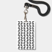 Zazzleで販売中のユーモアたっぷりの「うんこネームタグバッジ」 バッジ (正面(ネックストラップ付))