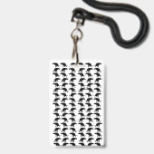 Zazzleで販売中のユーモアたっぷりの「うんこネームタグバッジ」 バッジ (裏面(ネックストラップ付))