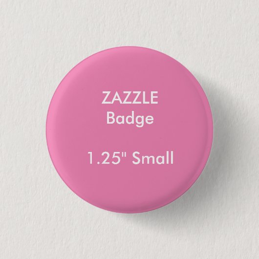 ZAZZLEのカスタムは1.25の"小さい円形のバッジを印刷しました 缶バッジ (正面)