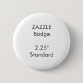 ZAZZLEのカスタムは2.25"を標準的な円形のバッジ印刷しました 缶バッジ (正面)