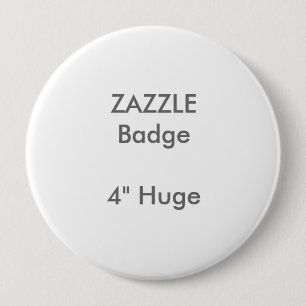 ZAZZLEのカスタムは4つを巨大な円形のバッジ印刷しました 缶バッジ