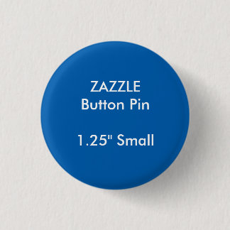ZAZZLEのカスタム1.25"小さい円形ボタンPinの青 缶バッジ