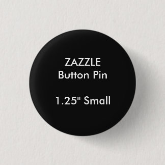 ZAZZLEのカスタム1.25"小さい円形ボタンPinの黒 缶バッジ