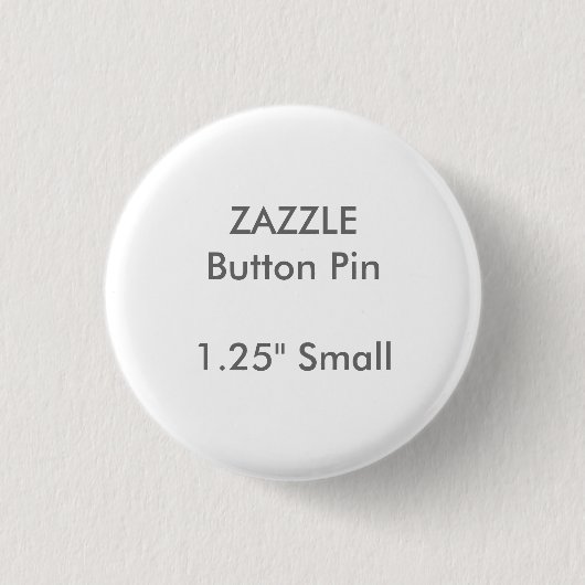 ZAZZLEのカスタム1.25"小さい円形ボタンPin 缶バッジ (正面)