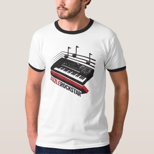 Zazzleのロックスター Tシャツ (正面)