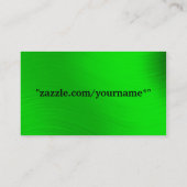 ZAZZLEの名刺zazzle.com/yourname* " 名刺 (裏面)