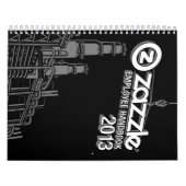 zazzleの従業員ハンドブック カレンダー (カバー)