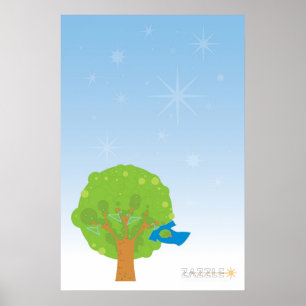 Zazzleの木ポスター ポスター