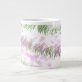 Zazzleの特別な緑のマグのデザイン ジャンボコーヒーマグカップ (正面)