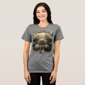 ZazzleのBella Canvas レディース トリブレンド Tシャツ (正面全面)
