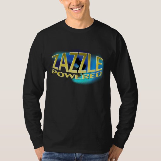 Zazzleは動力を与えました! Tシャツ (正面)