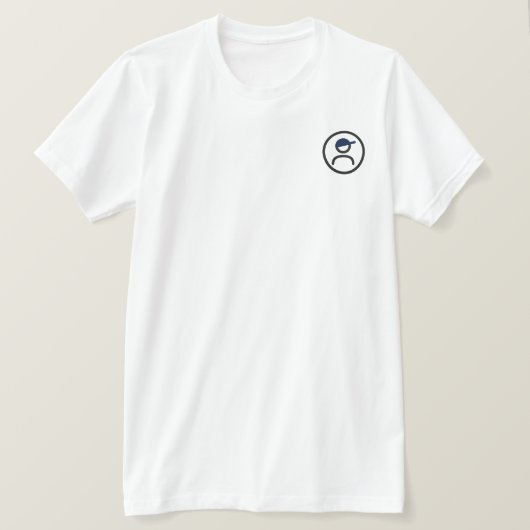 ZazzleアイコンTシャツ Tシャツ (デザイン正面)