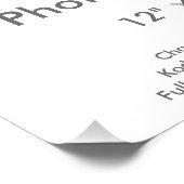 Zazzleカスタムプリント12インチx 8インチフォト30 x 20 cm フォトプリント            (角)