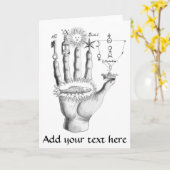 Zazzleグリーティングカード |錬金術徴候 カード (黄色い花)