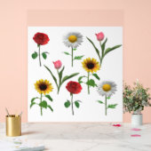 Zazzleセラミックタイル4.25インチx 4.25小 アクリルサイン (ウェディング)