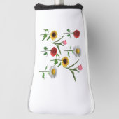 Zazzleセラミックタイル4.25インチx 4.25小 ゴルフヘッドカバー (回転90)