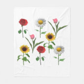 Zazzleセラミックタイル4.25インチx 4.25小 フリースブランケット (正面)