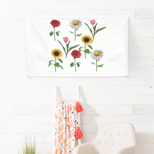 Zazzleセラミックタイル4.25インチx 4.25小 横断幕 (インサイチュ)