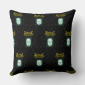 ZazzleユニークでAIインスパイア枕を販売 クッション (裏面)