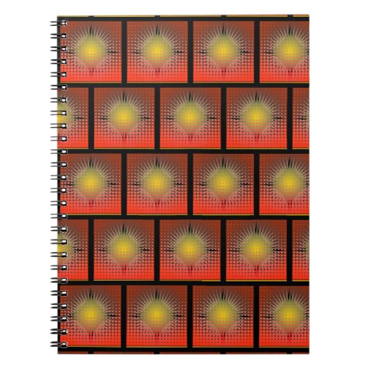 Zazzle上カスタムのスパイラルフォトノートブック ノートブック (正面)