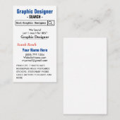 Zazzle名刺 名刺 (正面/裏面)