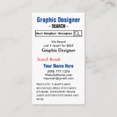 Zazzle名刺 名刺 (正面)