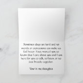 zazzle2、時々私達はどうしても素晴らしいmaを…感じません カード (内部)