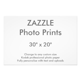 Zazzle カスタムプリント30インチx 20インチフォト76 x 51 cm フォトプリント