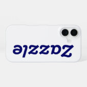 Zazzle ブランド iPhone 16ケース (裏面横)