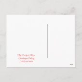 zazzle、メリーなChristmasFrom Purrfectの場所 シーズンポストカード (裏面)