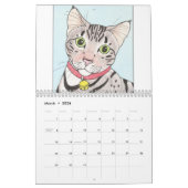 Zazzle 003、Cats by Amber Day 2010 カレンダー (3月 2026)