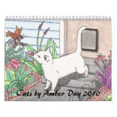 Zazzle 003、Cats by Amber Day 2010 カレンダー (カバー)