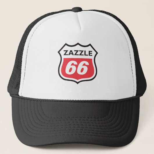 Zazzle 66 キャップ (正面)