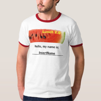 Zazzle APIを使用して昼食2.0のスイカのワイシャツ Tシャツ