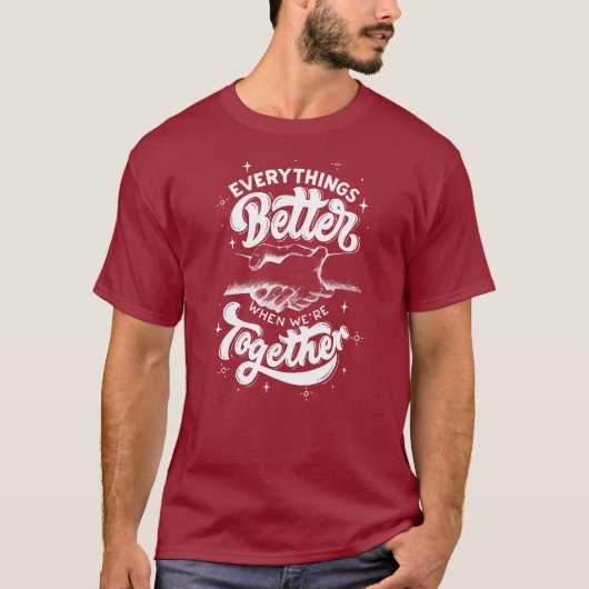 Zazzle better & Together Tシャツ (正面)