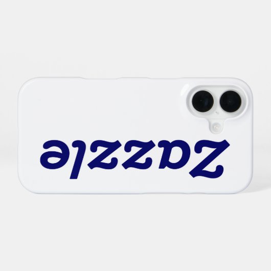 Zazzle Brand iPhone 16ケース (裏面横)