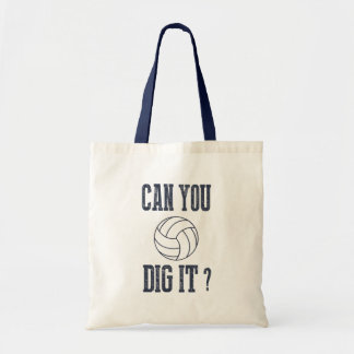 Zazzle Can You Dig It バレーボール トートバッグ