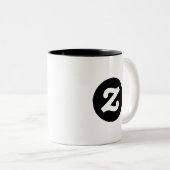 Zazzle CircleZ ツートーンマグカップ (正面右)