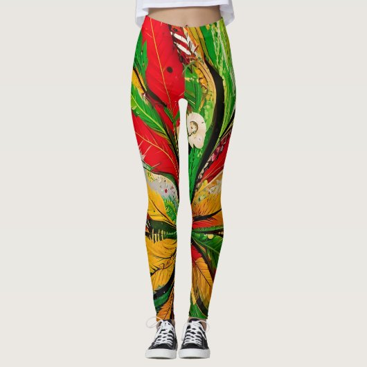 zazzle.com/rokclonedesigns_art_intelligence_series レギンス (正面)