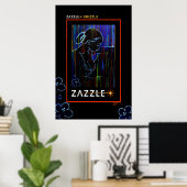 ZAZZLE * DRIZZLE ポスター (ホームオフィス)