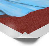 Zazzle Glossy Finished Poster：神のベビー人形 ポスター (コーナー)