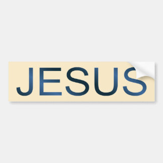 ZAZZLE_Jesus バンパーステッカー