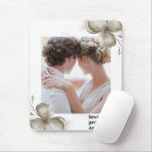 Zazzle love peace & joyマウスパッド マウスパッド (マウス)