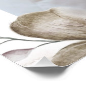 Zazzle love peace & joy光沢のあるポスター ポスター (コーナー)